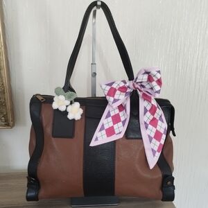 Fossil Gwen Genuine Leather Satchel Tote Bag